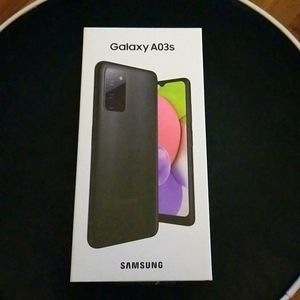 BNIB Samsung Galaxy AO3s, Black, new unlocked cell phone, 32GB